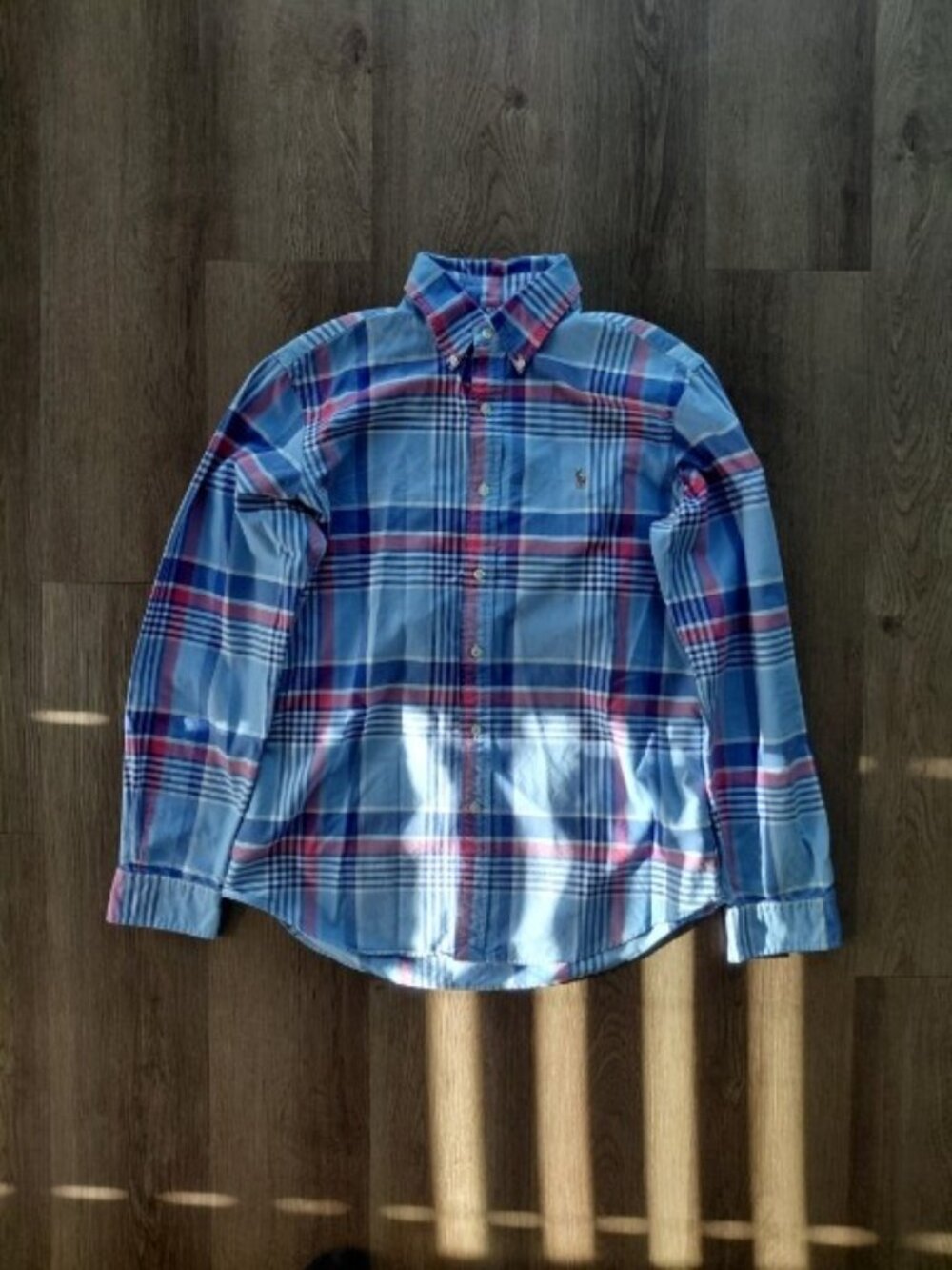 Ralph Lauren Striped Casual Button Up | Men's Medium | 100% Cotton | Rare Color